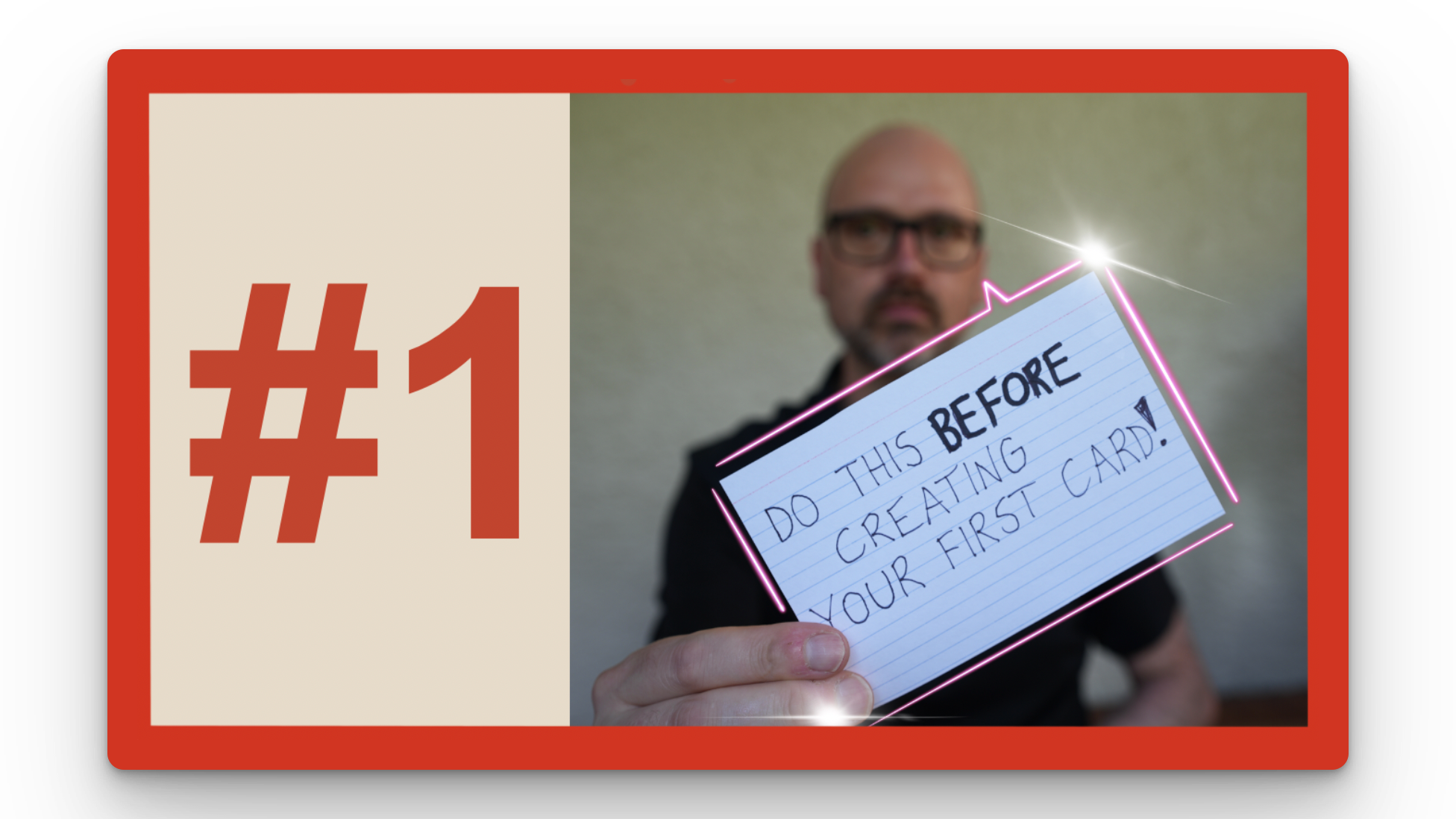 1. The very first step in creating an analog, old-school Zettelkasten đ˝