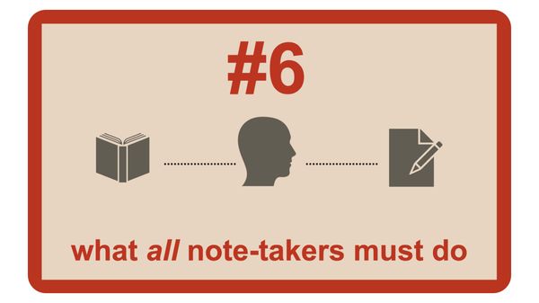 6. Digesting information by putting it in your own words 📽