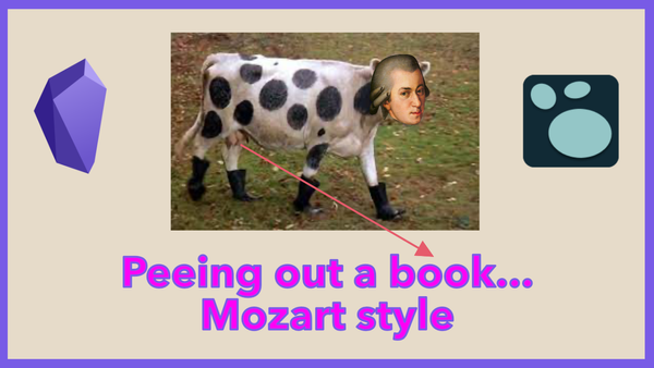 0. Peeing out a book...Mozart style