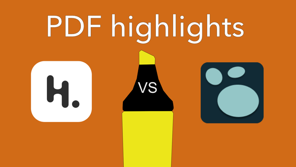 Heptabase vs. Logseq - working with PDF highlights